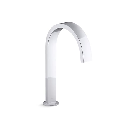 Kohler Components Deck-Mount Bath Spout With Ribbon Design 77986-CP